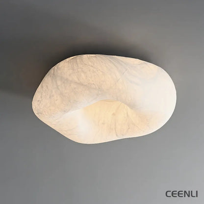 Yunduo Silk Ceiling Lamp ∅ 19.7″ x H 7″ / Dia 50cm x H 18cm (Power ~20W) / White / Warm Light Ceiling lamp