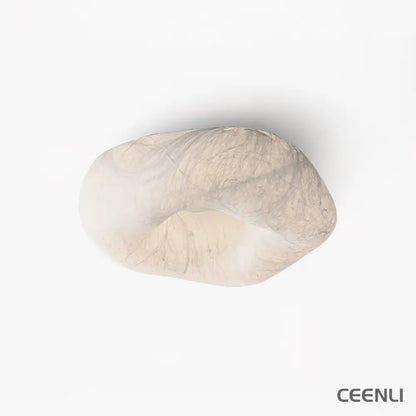 Yunduo Silk Ceiling Lamp ∅ 19.7″ x H 7″ / Dia 50cm x H 18cm (Power ~20W) / White / Warm Light Ceiling lamp