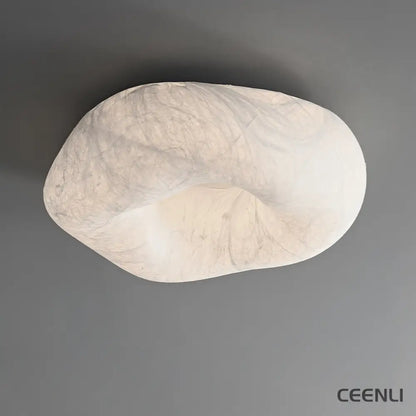 Yunduo Silk Ceiling Lamp ∅ 19.7″ x H 7″ / Dia 50cm x H 18cm (Power ~20W) / White / Warm Light Ceiling lamp