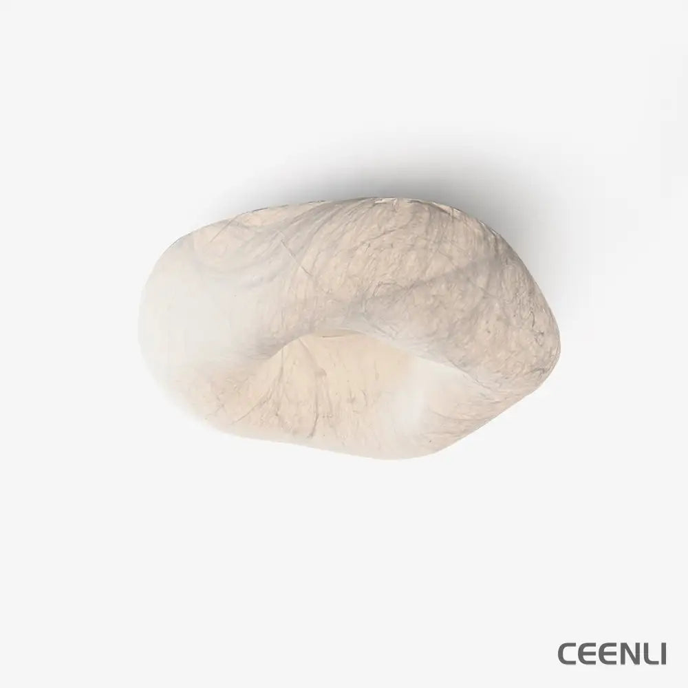 Yunduo Silk Ceiling Lamp ∅ 19.7″ x H 7″ / Dia 50cm x H 18cm (Power ~20W) / White / Warm Light Ceiling lamp