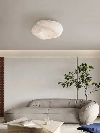 Yunduo Silk Ceiling Lamp ∅ 19.7″ x H 7″ / Dia 50cm x H 18cm (Power ~20W) / White / Warm Light Ceiling lamp