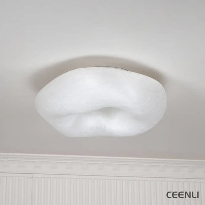 Yunduo Silk Ceiling Lamp ∅ 19.7″ x H 7″ / Dia 50cm x H 18cm (Power ~20W) / White / Warm Light Ceiling lamp