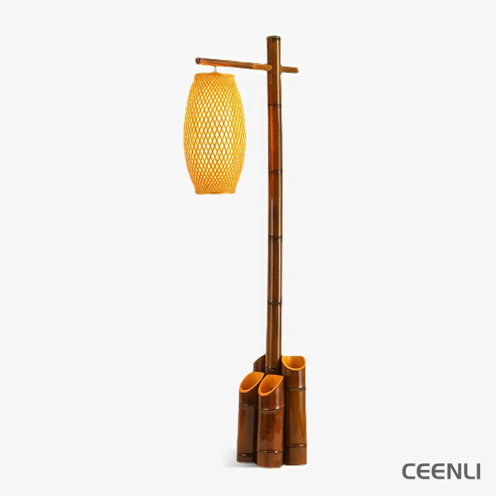 Zen Bamboo Tube Floor Lamp Floor lamp